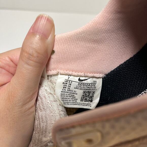 Nike Women's React Infinity Run Flyknit 3 Pink Madder Root Size 7 Run DD3024-102 - Picture 5 of 12